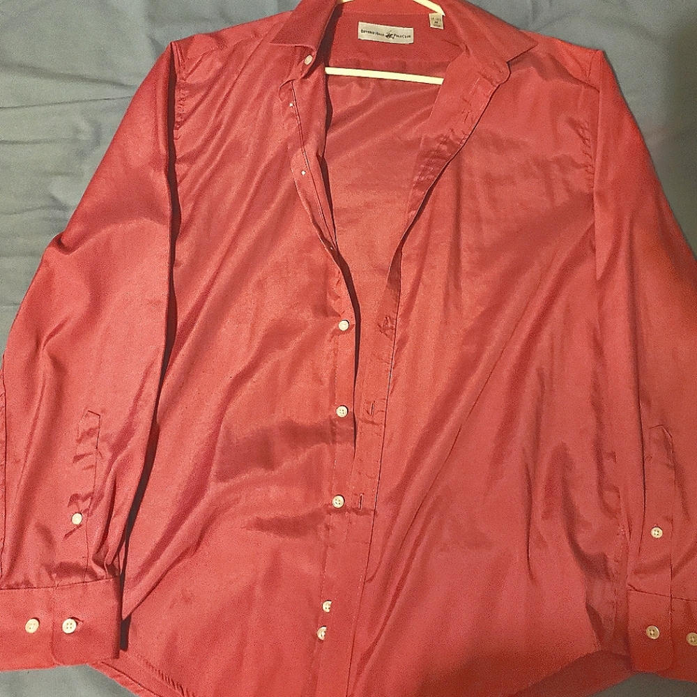 Bright Pink Men's Button Up! Size M